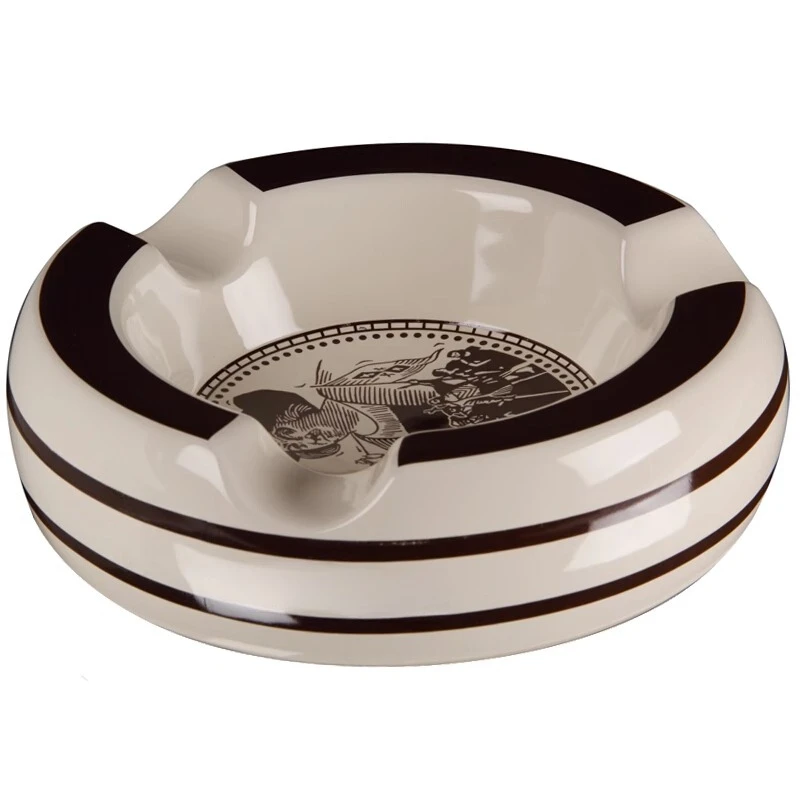 

Ceramic cigar ashtray Cuban original cigar special three cigarette ash Gu office household ashtray