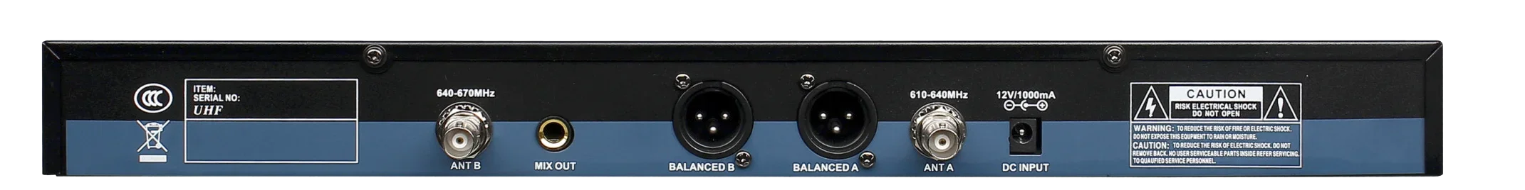 デュアルチャンネル ベルトパック UHF ワイヤレス ヘッドセット マイク 内蔵フィードバック抑制機能付き