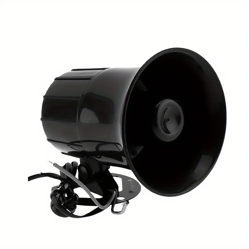 أبواق السيارات بالجملة مع مكبرات الصوت، أبواق دراجة نارية قابلة للتعديل بحجم 12 فولت، أبواق إنذار بستة نغمات #6