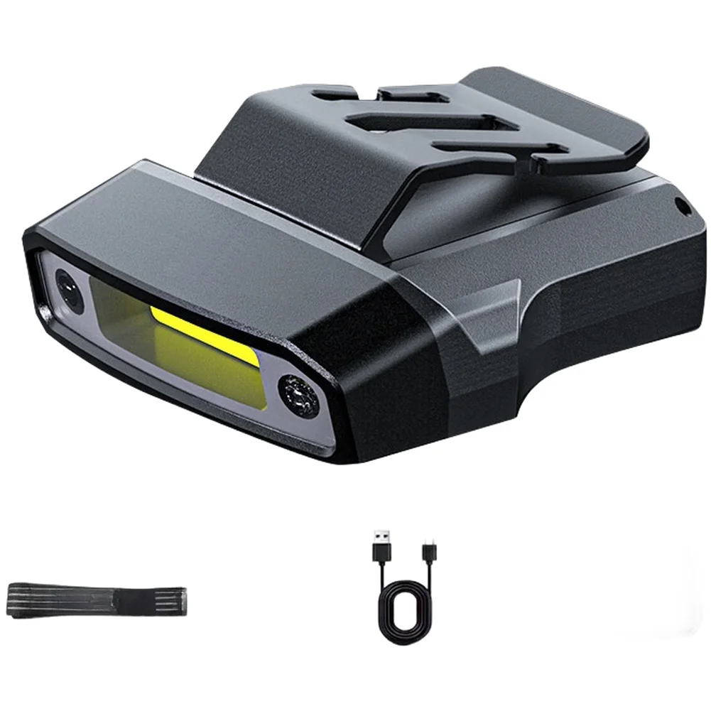 Rechargeable Fishing Headlamp with Motion Sensor Activation Technology 5 Light Modes and 48 Hour Low-Brightness Runtime