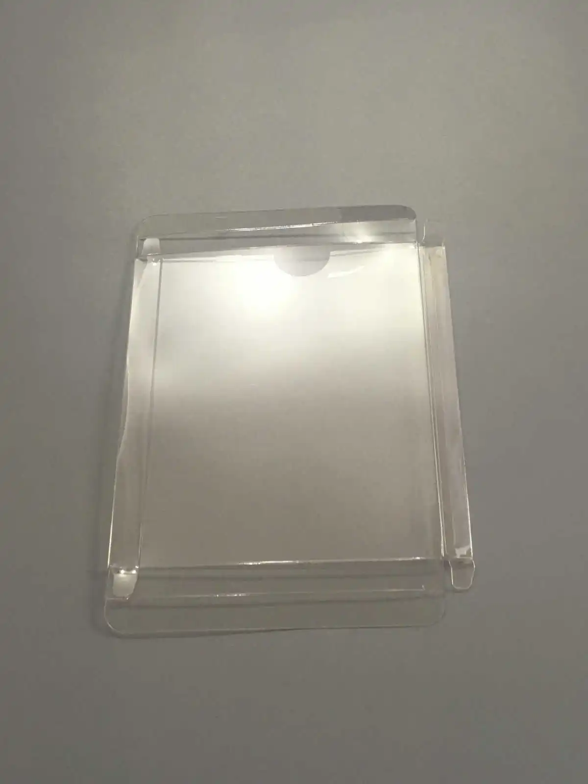 Transparent Clear box For PS1 Game card plastic PET Protector collection storage protective box