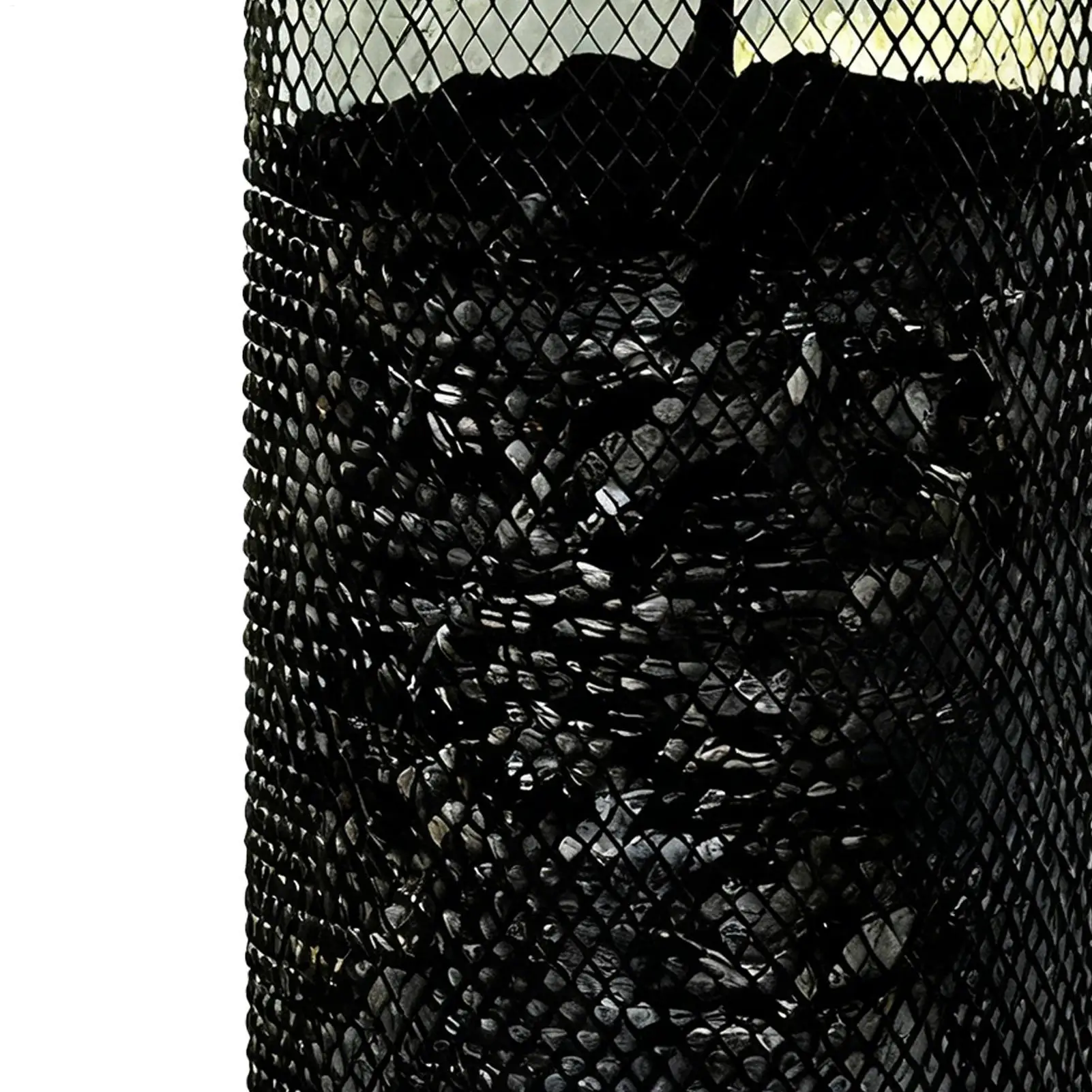 مغذيات فينش لأنبوب شبكي معدني خارجي مع صينية قابلة للتعليق تغذية الطيور لساحة فناء شرفة شرفة شجرة سياج نافذة عرض #5