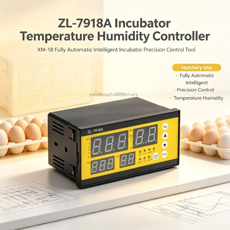 ZL-7918A Incubator Temperature Humidity Controller, XM-18 Fully Automatic Intelligent Incubator Precision Control Tool