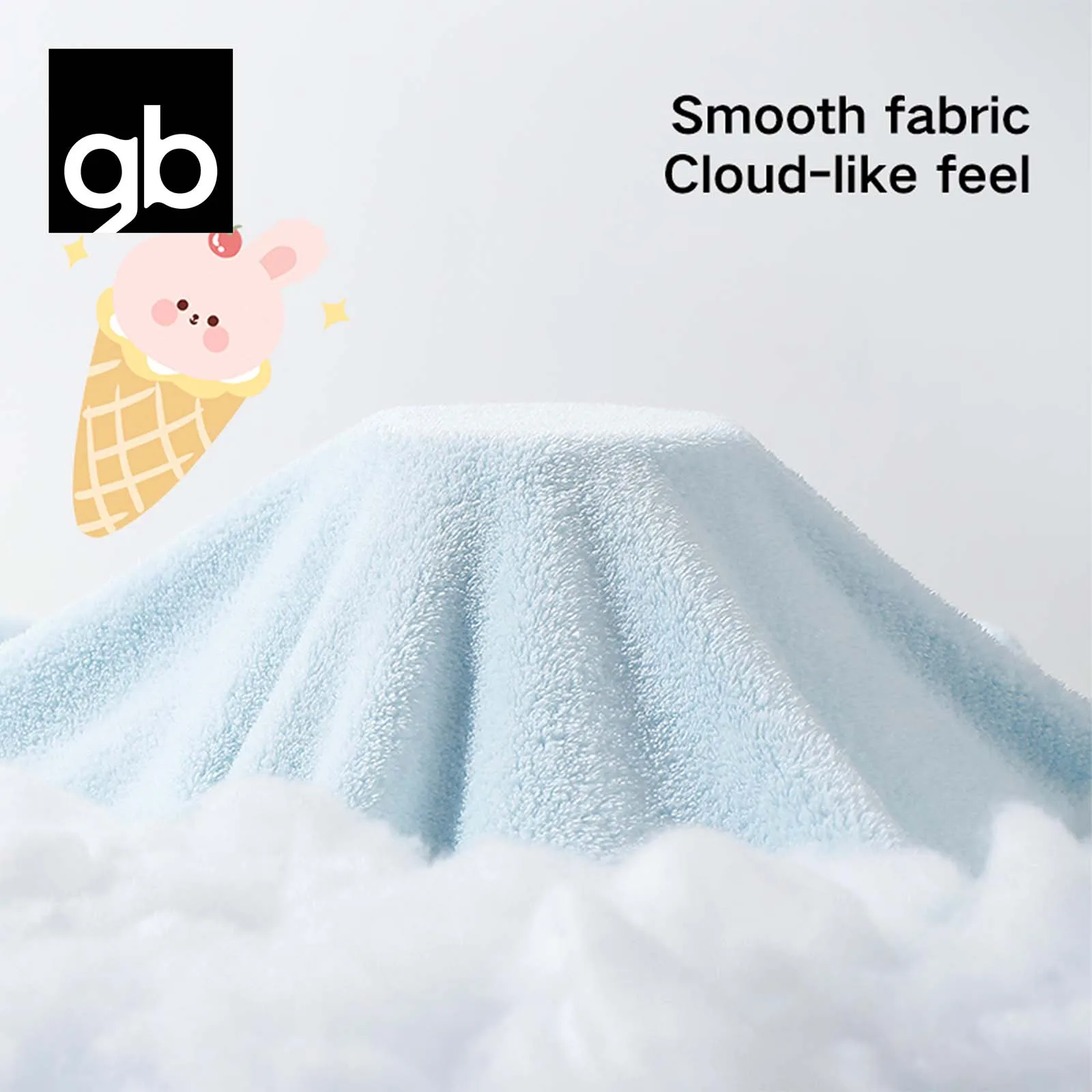 gb منشفة استحمام للأطفال بنمط حيوانات، 140*70 سم/55*27.5 بوصة