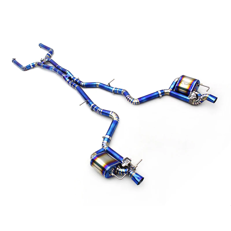 

OEM Valves Titanium Exhaust Pipes for Mercedes-Benz AMG GT63/GT63S 4.0T 2019-2023 Catback Muffler Dual Outlet