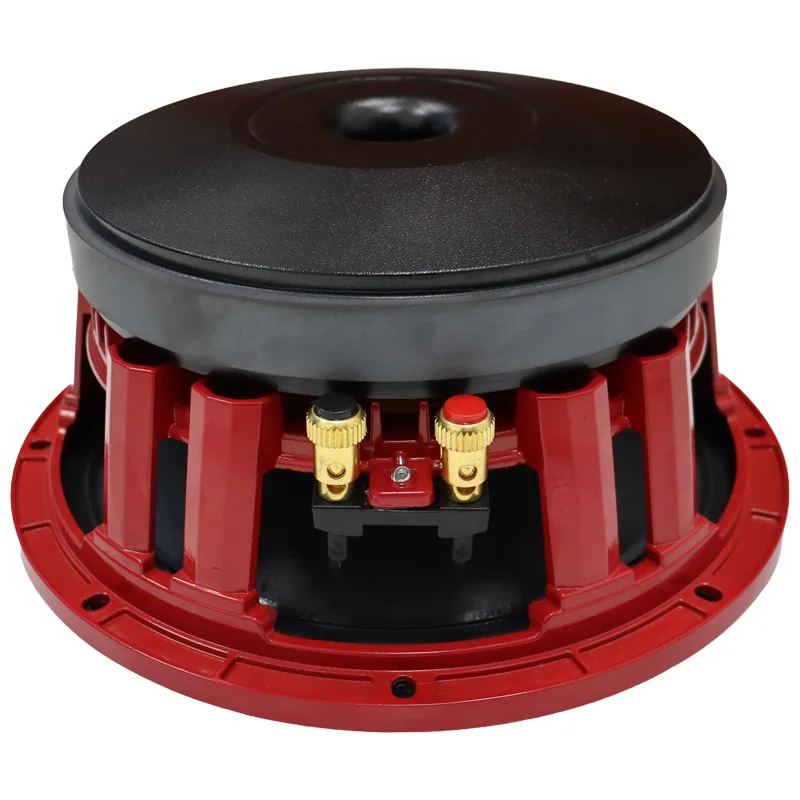 10 Inch Ferrite Midbass Driver 400W 8 Ohm 75mm Coil Copper Demodulating Ring Waterproof Woofer Stage KTV Line Array