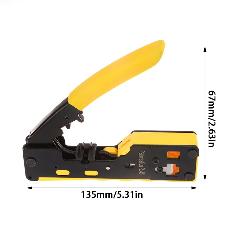 All In One Rj45 Pliers Networking Crimper Cat5 Cat6 Cat7 Cat8 Crimping Network Tools Multi-function Network Cable Pliers