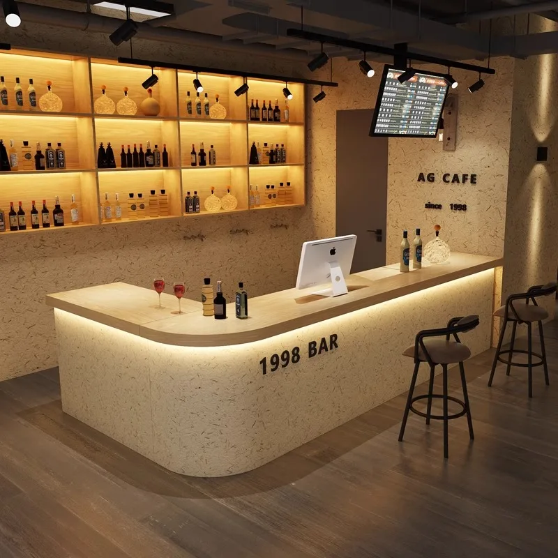 

Storage Front Desk Reception Counter Checkout Modern L Shaped Reception Desks Beauty Salon Mostrador Recepcion Office Furniture