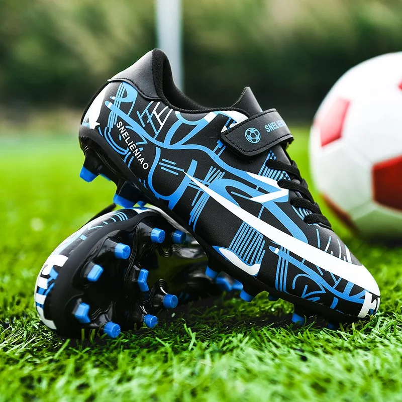 Zapatos de fútbol con pinchos largos para hombres y mujeres, zapatos de entrenamiento de césped deportivo para estudiantes, nuevos, primavera y