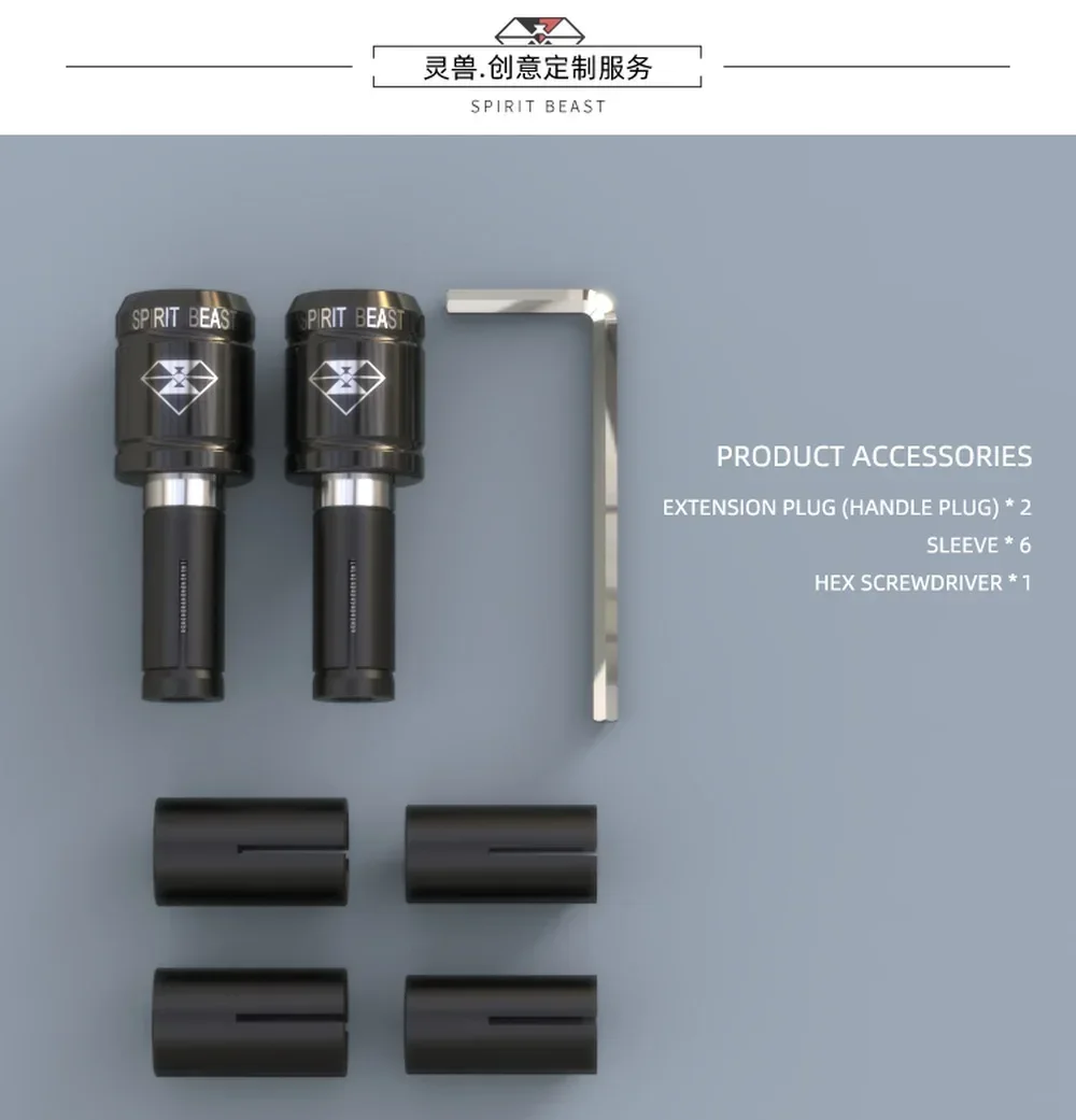 

Motorcycle Bar End Weight for inner diameter of handlebar is 13-19MM HONDA SUZUKI YAMAHA DUCATI KTM CFMOTO KOVE Peugeot Fantic