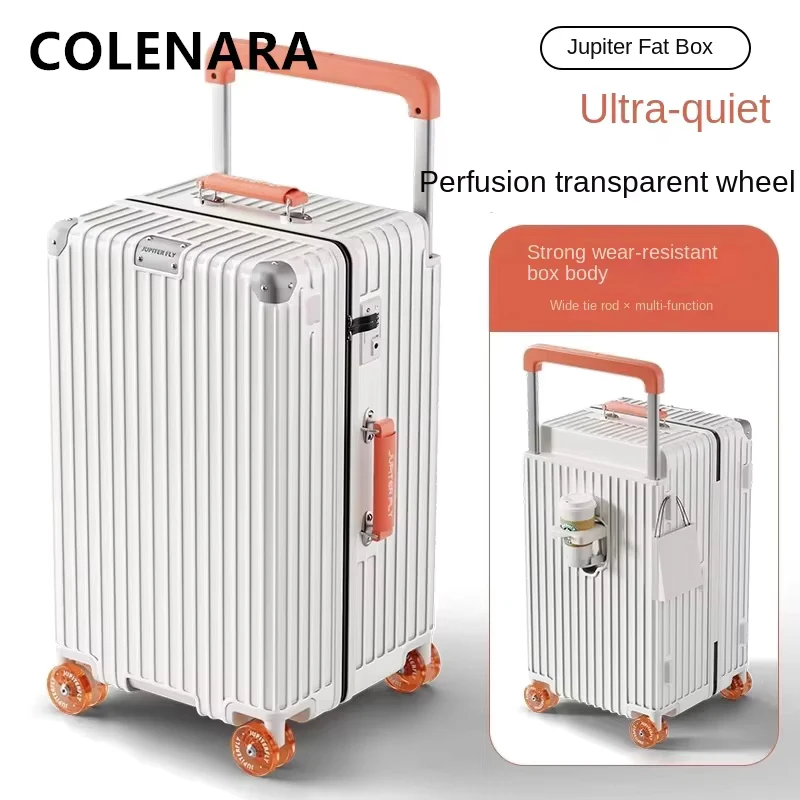 COLENARA Large Capacity Luggage Ultra Light Boarding Case ABS+PC Trolley Case 20