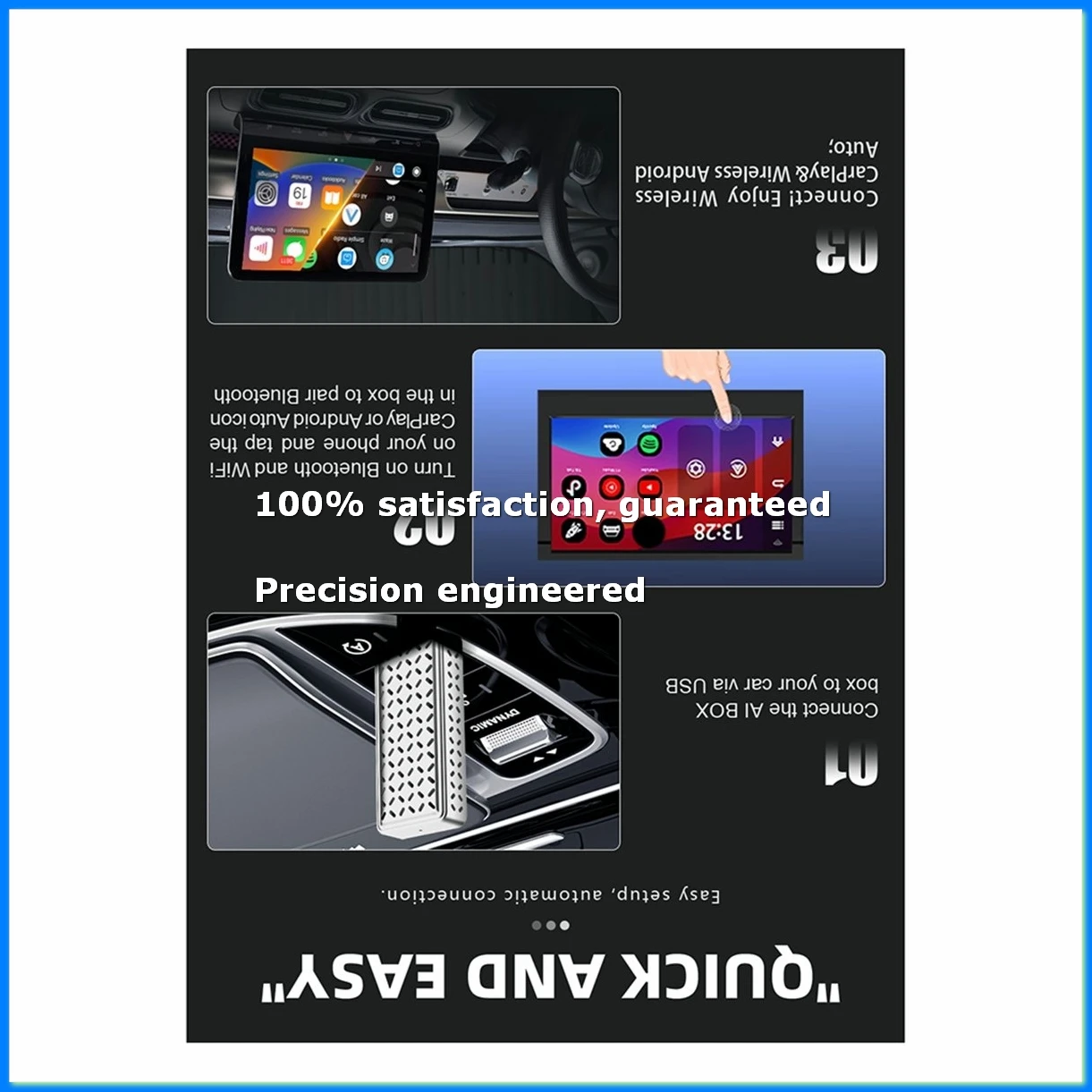 Android 12 Carplay AI Box Wireless Carplay Adapter Android Auto for -A09I