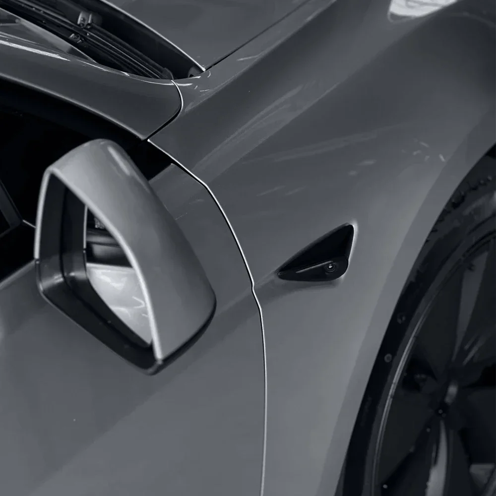 Glänzend Silber Auto Aufkleber Farbwechsel PVC Vinyl Film Blase Kostenloser Auto Wrapping Aufkleber Auto Zubehör Kreative Auto Dekoration – Detail 9