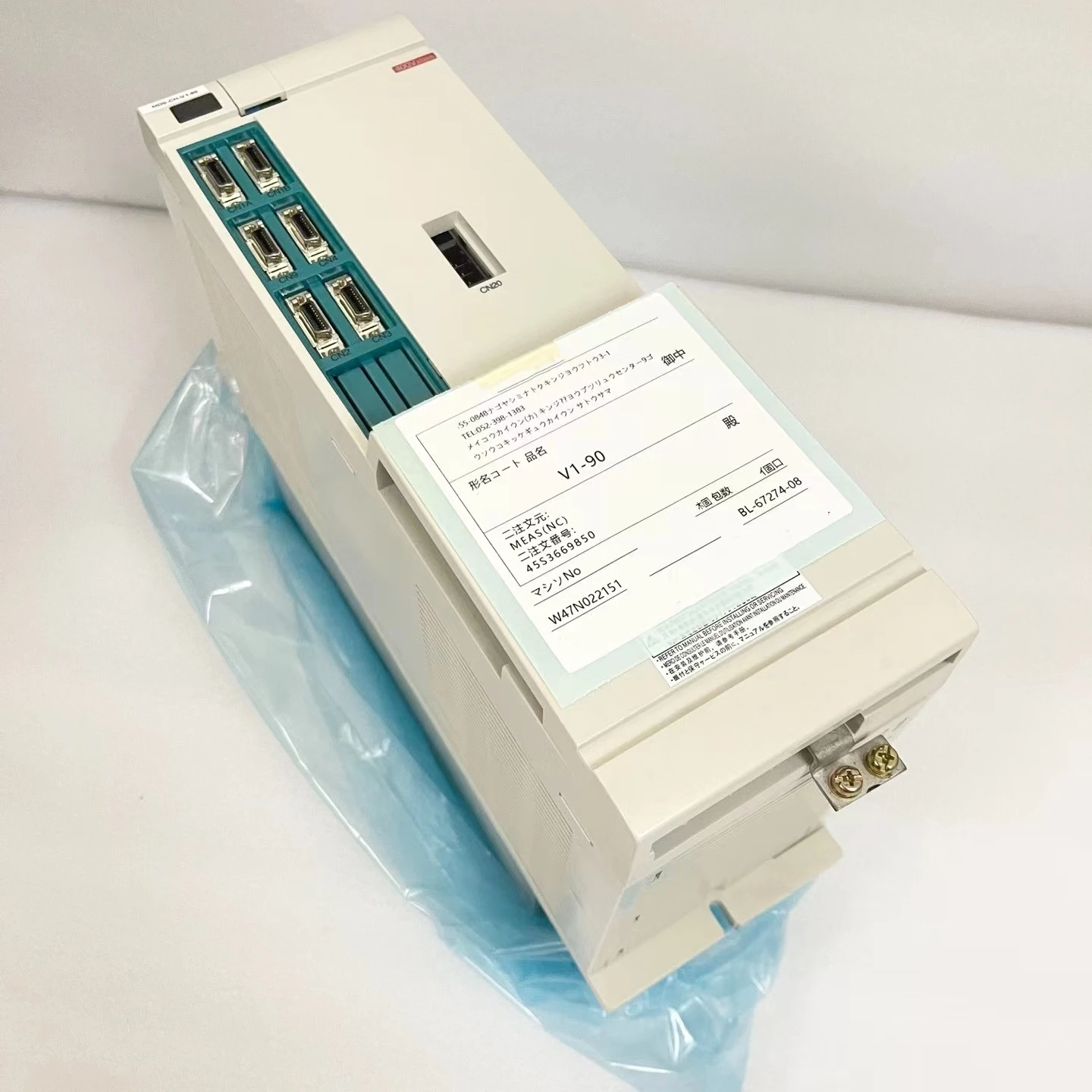 

Second-hand test OK MDS-C1-V1-90 servo drive physical shooting MDS-C1-V1-90