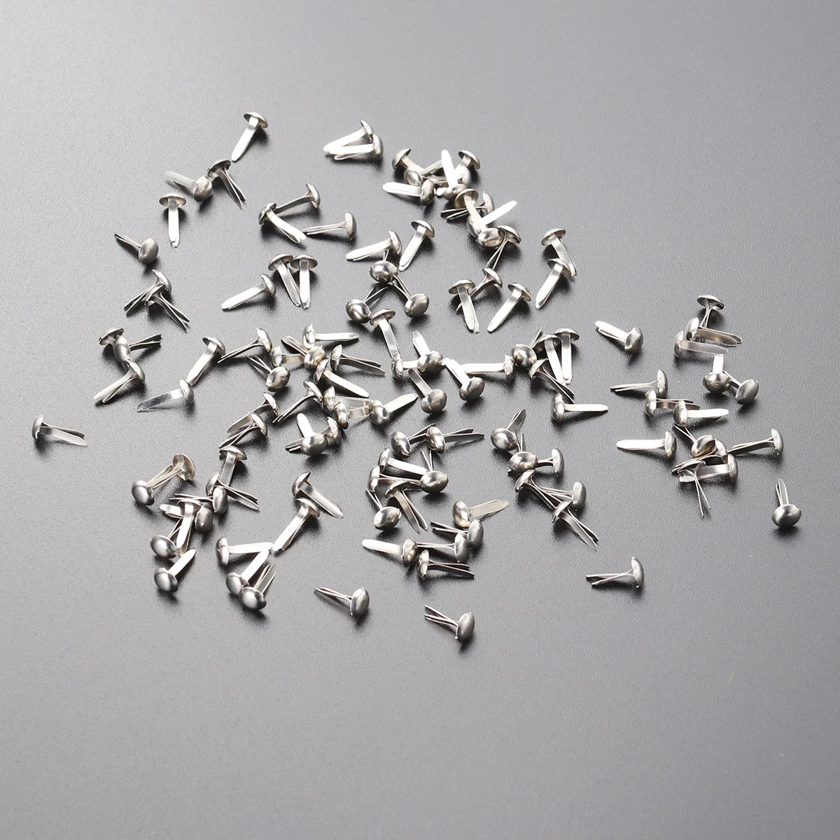 100 Pcs Mini Round Brads Pastel Supplies Scrapbooking Tools Lasting No Fade Easy Install For Photo Ribbon