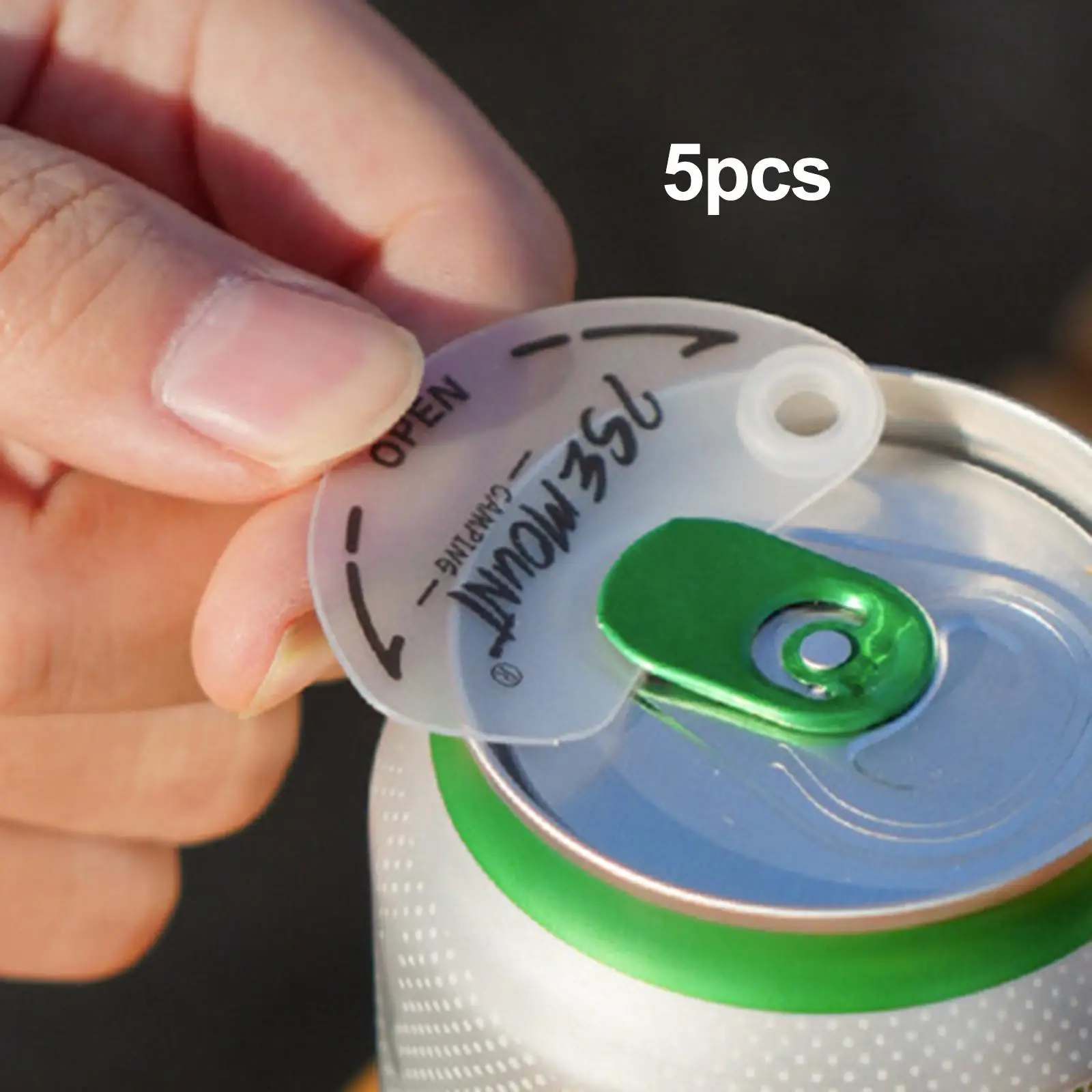 Portable Can Lid Sealer Drink Top Cover Reusable Beverage Closure Dust Proof PP Material for Camping Picnic