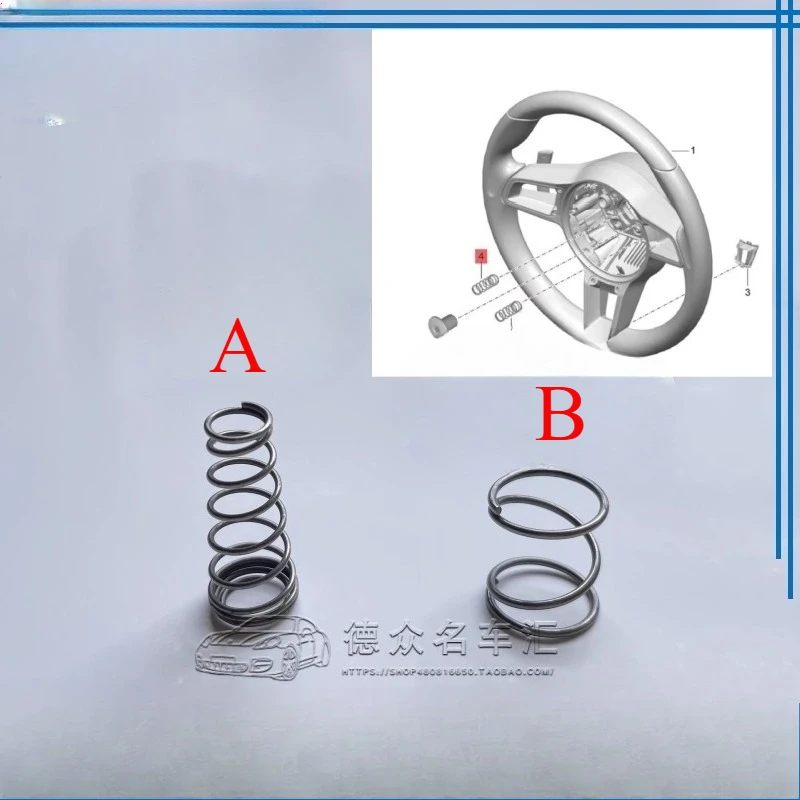 

1pc For Porsche Cayenne Panamera 991 Macan 718 Steering Wheel Spring