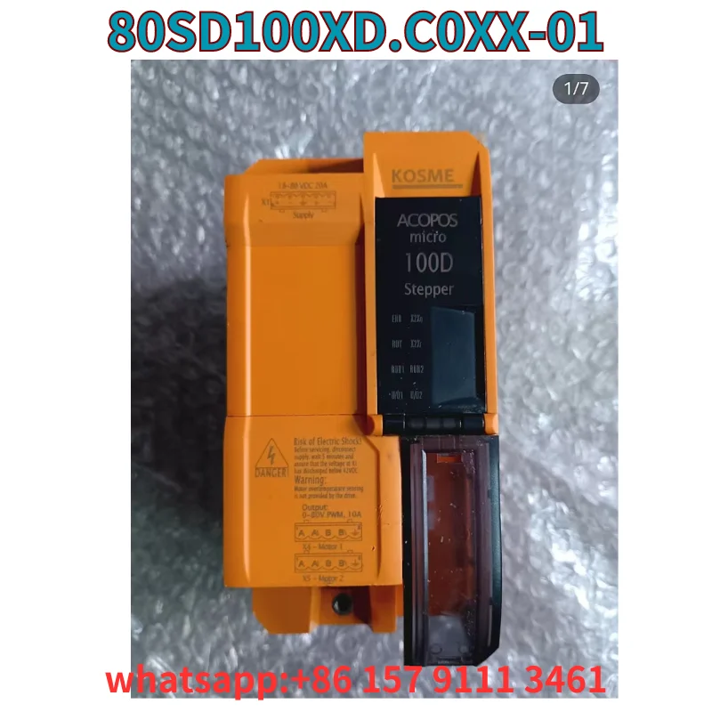 

Used 80SD100XD.C0XX-01 driver Well tested Fast delivery