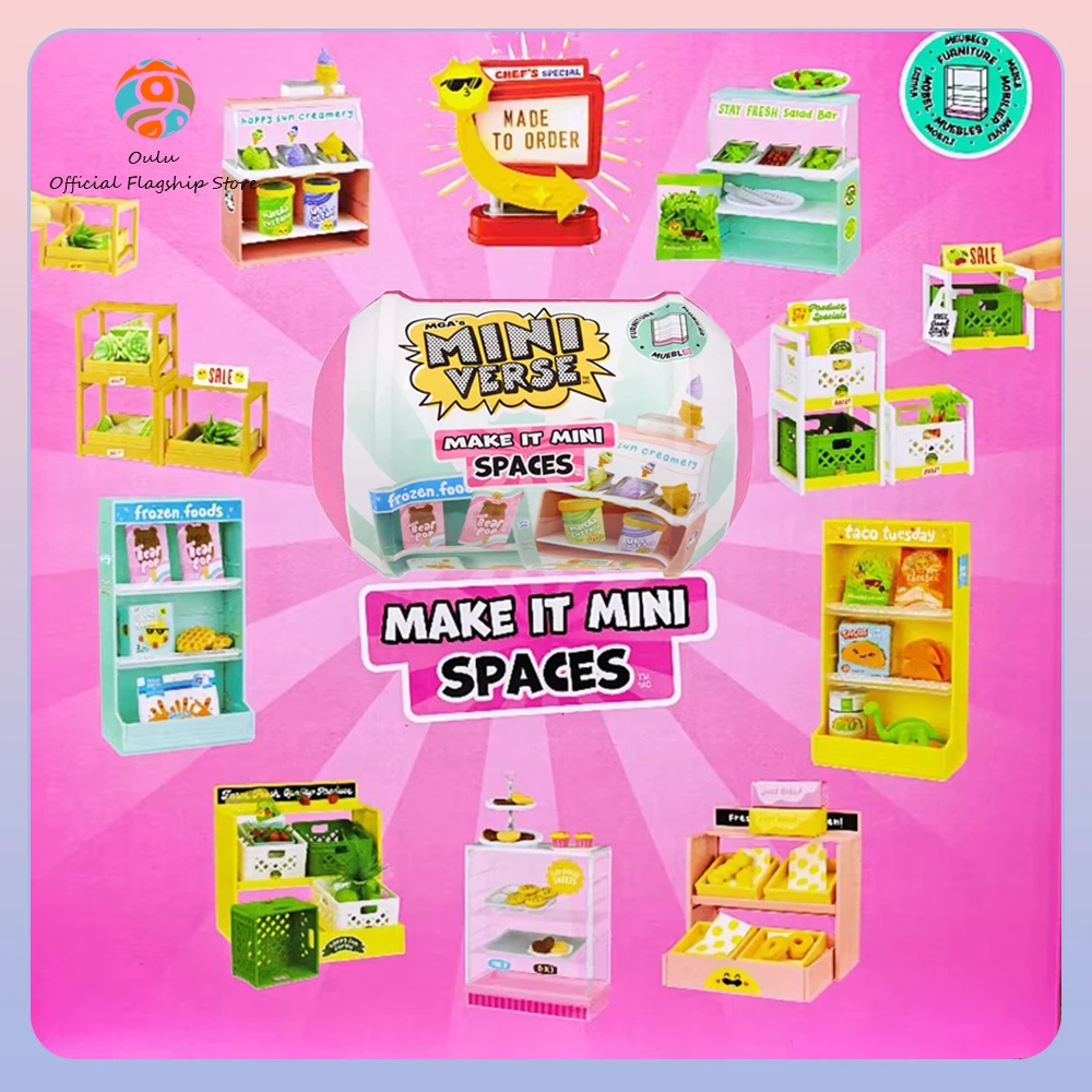 

New Genuine Miniverse Mystery Box Miniverse Dollhouse Props Decoration Mini Space Gift Toy Home Scene Mini Shelf Diy Blind Box