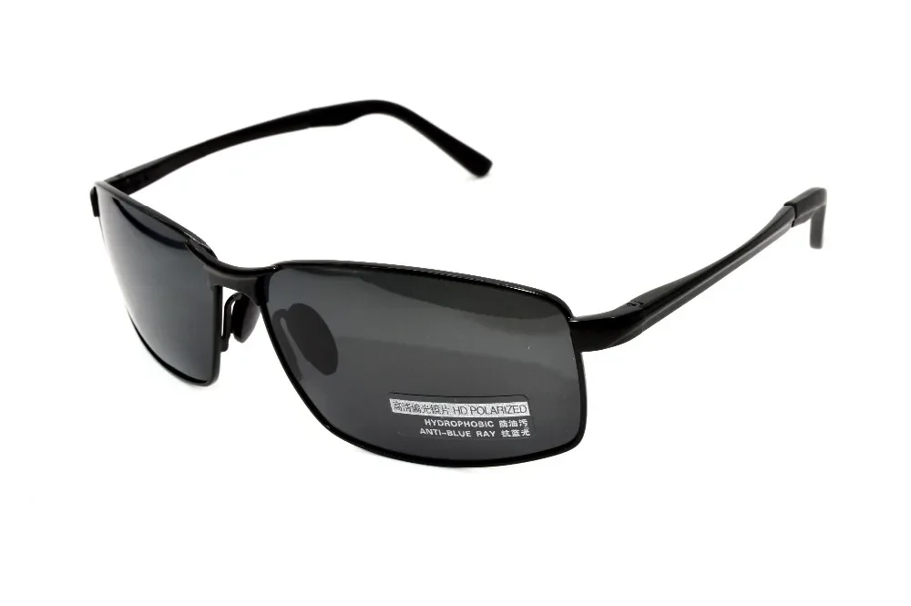 Polarized Reading Sunglasses= Black Al-Mg Alloy Shield Mens Polarized Sunglasses Oversized Vintage +1 +1.5 +2 To +4