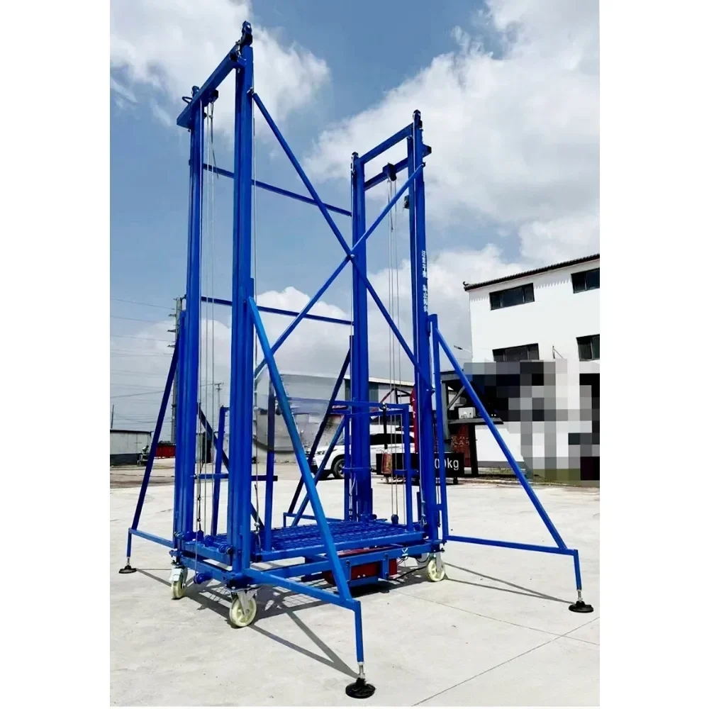 Mobile electric scaffolding lifting platform hoist automatic remote control