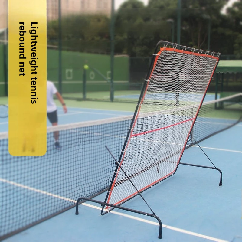 Portable Tennis Rebound Net Outdoors Training Tennis Rebound Nets Beginner Serve Practice Device Adjustable Sports Accessories