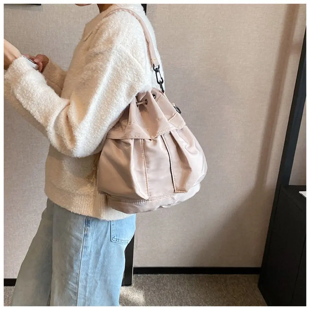 

Портативная женская сумка на шнурке, повседневная корейская стильная сумка через плечо для телефона, регулируемая однотонная сумка на плечо для ежедневного использования