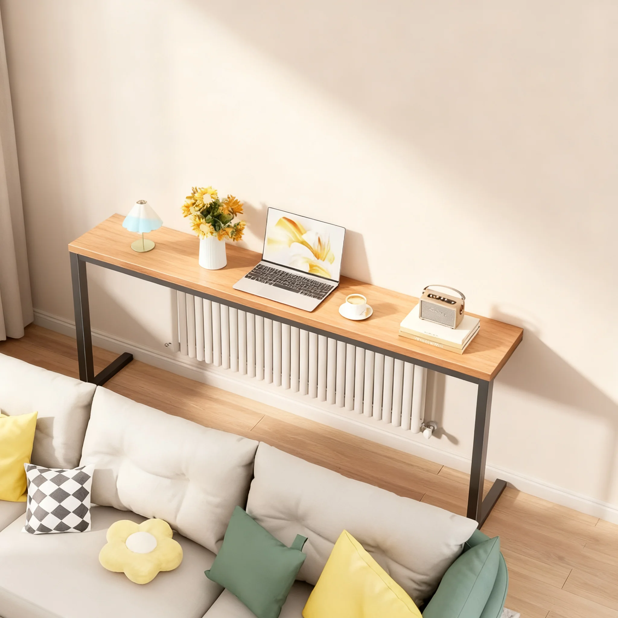 Ultra Thin Floor-to-Ceiling Slim Gap Storage Cabinet Narrow Wall Gap Organizer for Sofa Back Bedside & Table Side