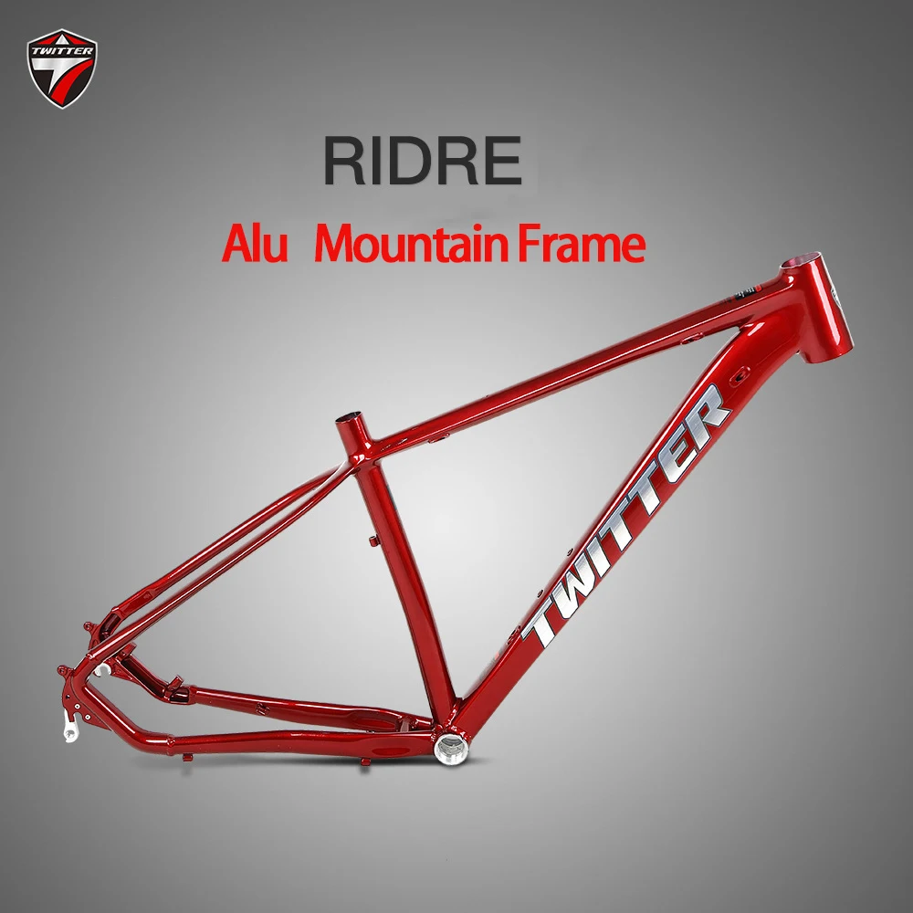 Twitter Rider Mountain Bicycle Frame Aluminum Alloy Quick Release XC Lever Cable Internal Routing Disc Brake Frame Bike Parts