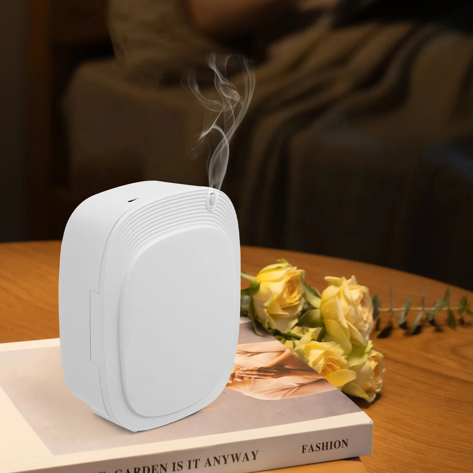 

Portable Scent Machine Essential Oil Diffuser | Quiet Smart Aroma Diffuser with Timer | Battery & Type-C Powered for Home Office