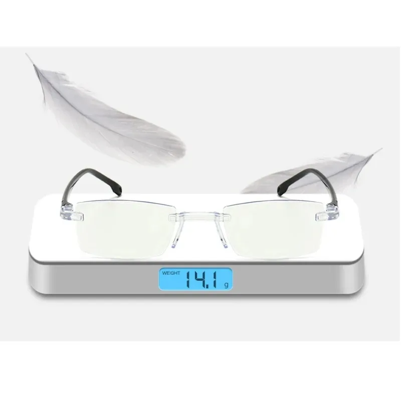 8PCS Unisex Square Reading Glasses +1.0~+4.0 Computer Glasses Replaceable Lens for Men and Women Eyewear