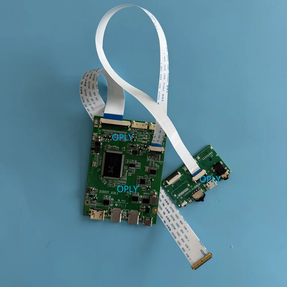 EDP Controllor board 2 TYPE C Mini HDMI-compatible for N173HCE N173HCE-E31 N173HCE-G32  17.3“ 1920x1080 LED panel screen kit DI