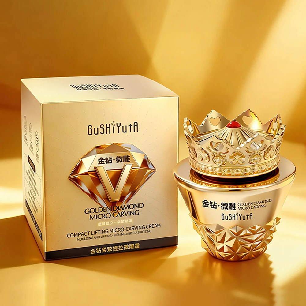 Golden Diamond Tightening Lifting Micro Carving Cream Face Cream Improve Dull Facial Firming Moisturizing Skincare Rejuvenation