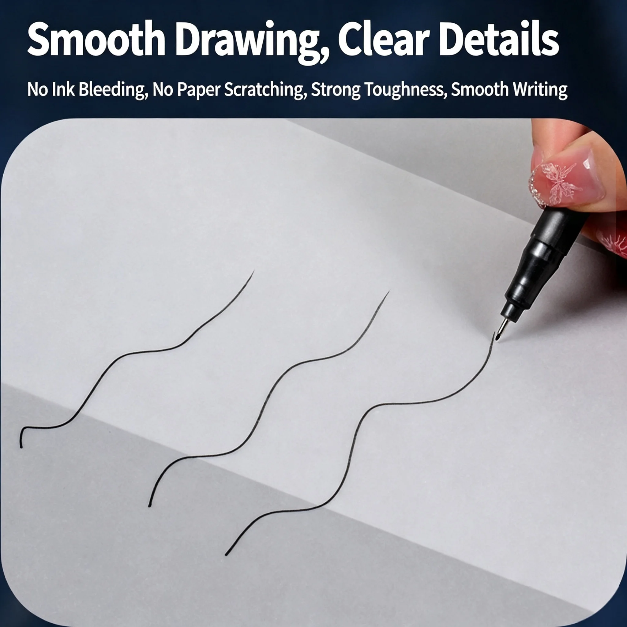 Thickened High Translucent Tracing Paper A4 A5 Sulfuric Acid Paper Sketch Copy Transfer Paper for Drafting Art Craft Supplies