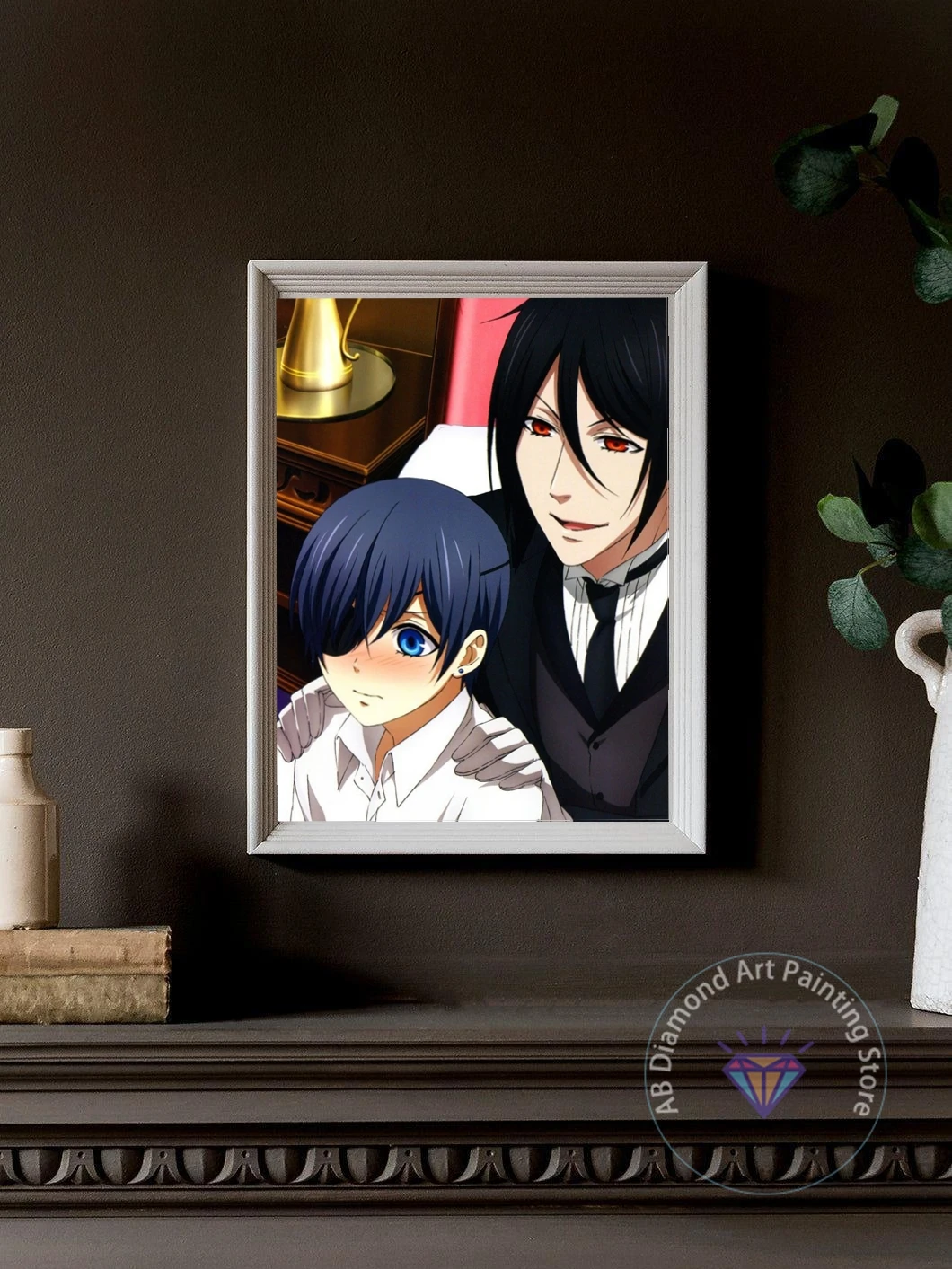 Black Butler Japanese Manga Diamond Painting Kit 5D DIY Diamond Embroidery Cross Stitch Handmade Art Gift Crafts Home Decor