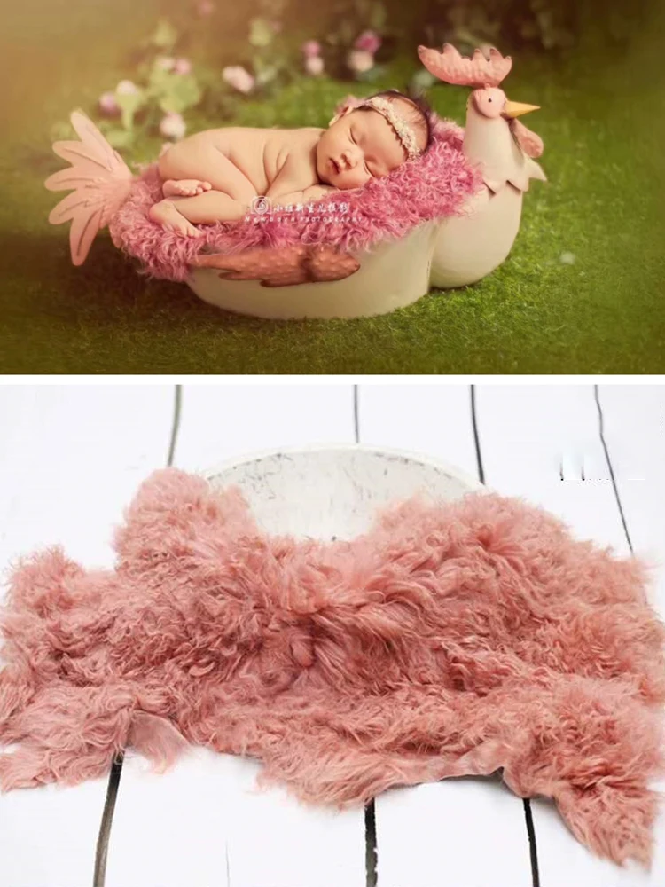 13 Colors 100% Wool Mats Newborn Photography Blanket Props Baby Shoot Posing Backdrop Soft Fluffy Blanket Baby Photo Accessories