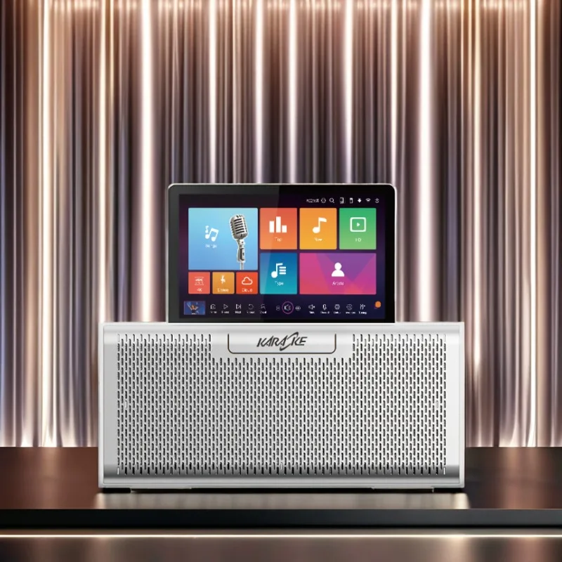 

All in One Portable Home Smart KTV Android System Audio Sound Equipment Professional Karaoke Players for Sing with Touch Screen