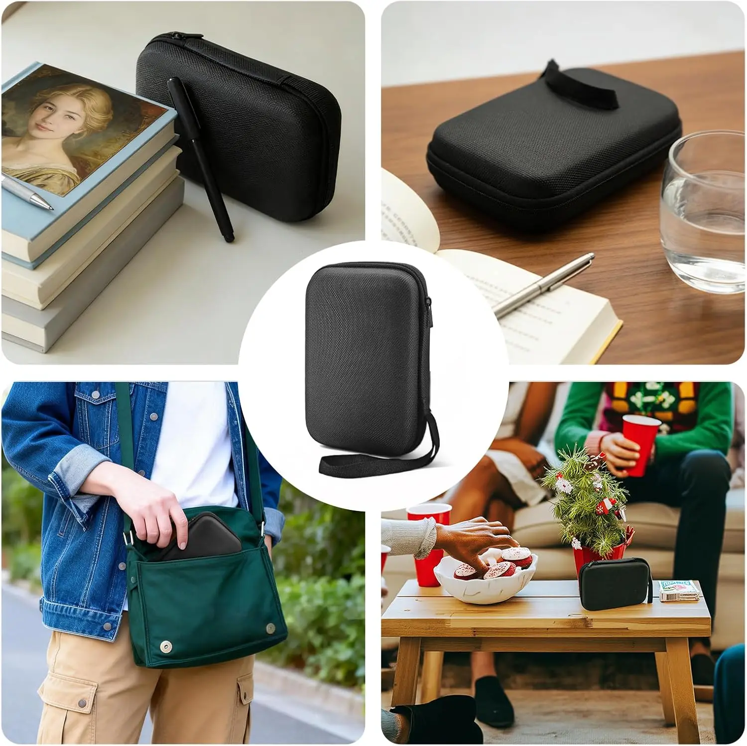 Carrying Hard EVA Case for Canon Zoemini/Zoemini 2/Zoemini S/C/ Ivy 2 Instant Mini Photo Printer Shockproof Travel Storage Bag view 3