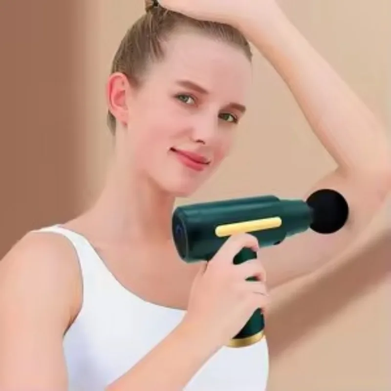 

1pc Massage Gun Muscle Relaxation Massage Equipment Neck Membrane Rob Cervical Spine Massage Instrument Mini Fascia Gun Wireless