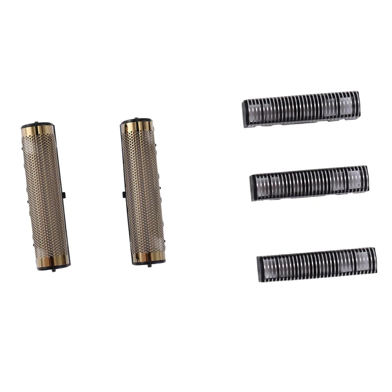 

ABBZ-Electric Shavers Blades Golden Foil Knife Net And Cutter Head Suitable For Kemei KM-2026 KM-2028 Floating Razor