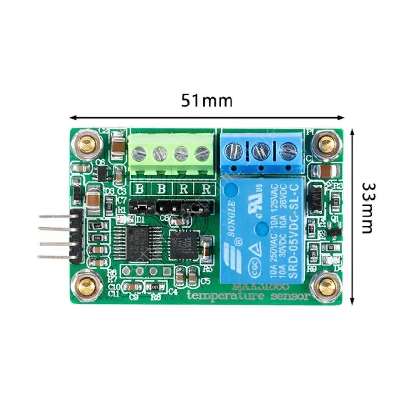 MAX31865 RTD Temperature Sensor Module PT100 PT1000 SPI Interface