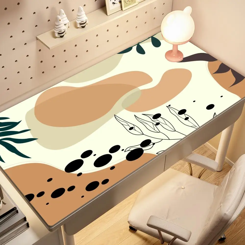 

Aesthetic Desk Mat Abstract Boho Large Mouse Pad Xxl Mouse Pad Extended Gaming Mousepad Keyboard Mat Desk Pad Desk Accessories