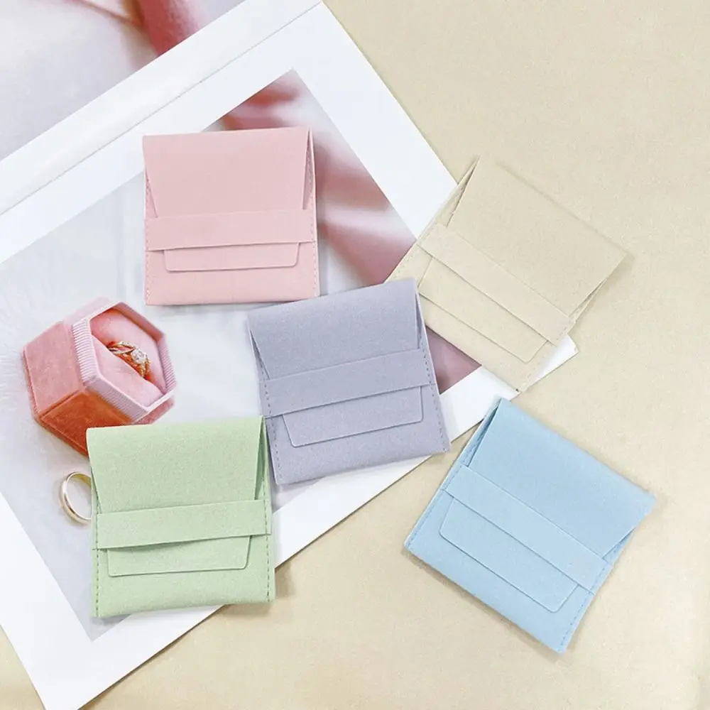 

10PCS Necklace Rings Jewelry Packing Bag Earrings Bracelet Holder Jewelry Storage Bag Mini Purse Velvet Jewelry Organizer Women