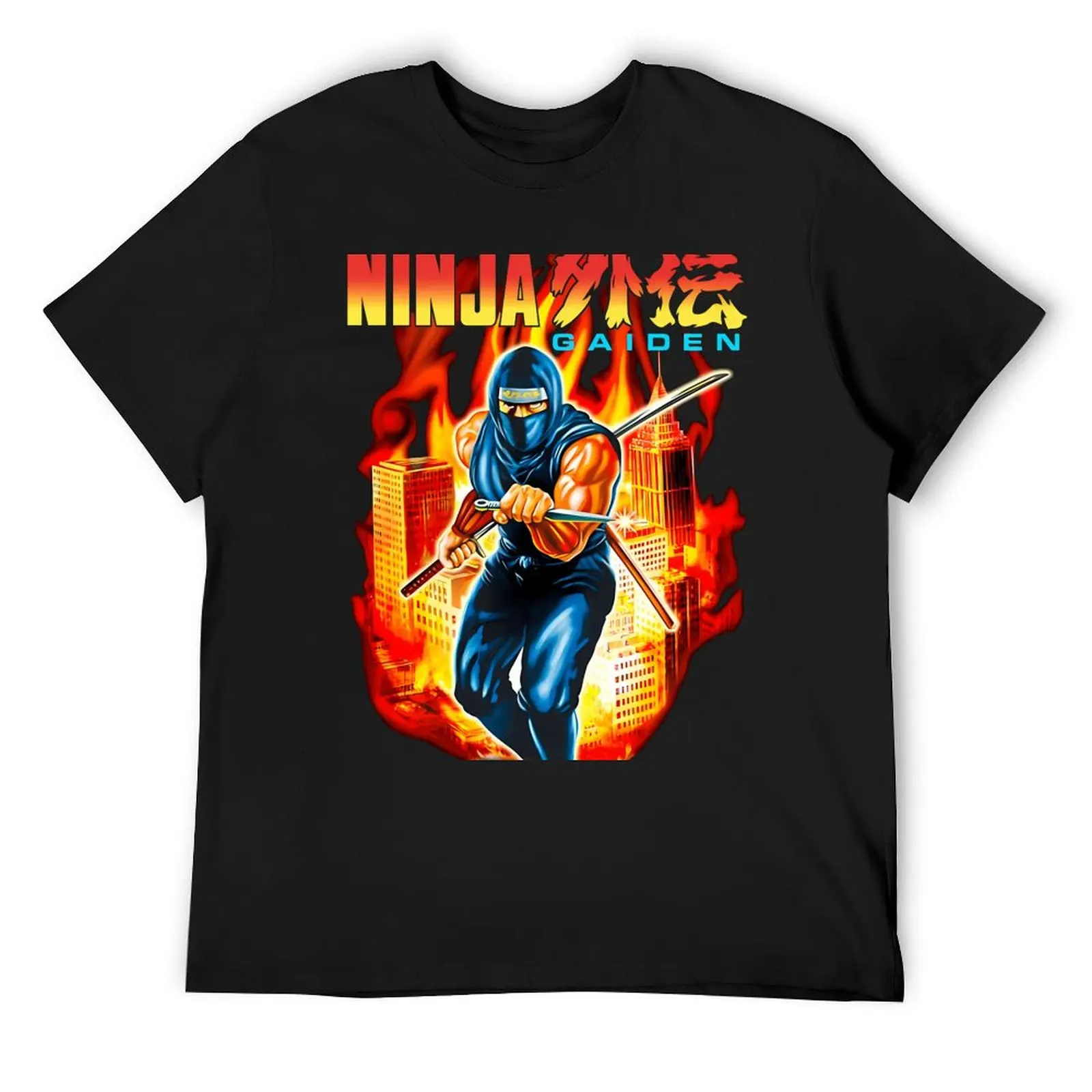 NINJA GAIDEN BOX ART T-Shirt graphic tee shirt summer tops man t shirt quick drying designer t shirt men