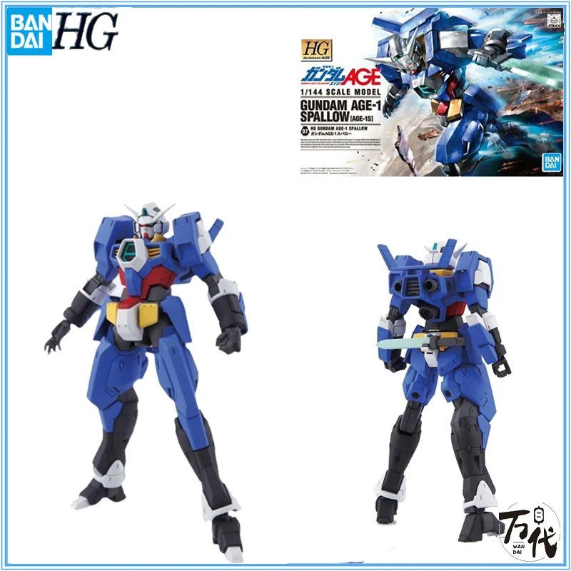 

Bandai GUNDAM HG1/144 MODEL GunDAM AGE-1SPALLOW IAGE-SI action figures collect toy gifts for children