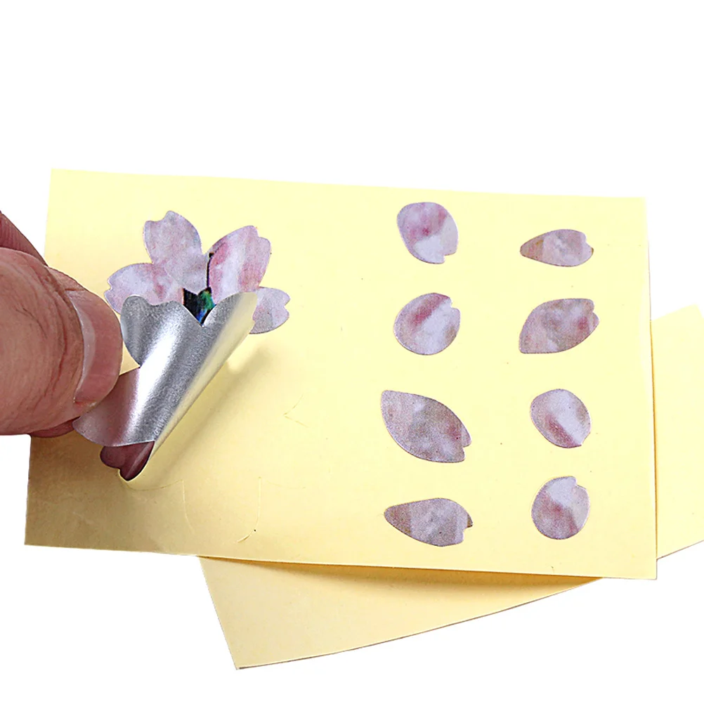 

Floral Guitar Sticker Cherry Blossom Mini Self Adhesive Decoration for Ukulele Bass Body Decals Guitar Sticker