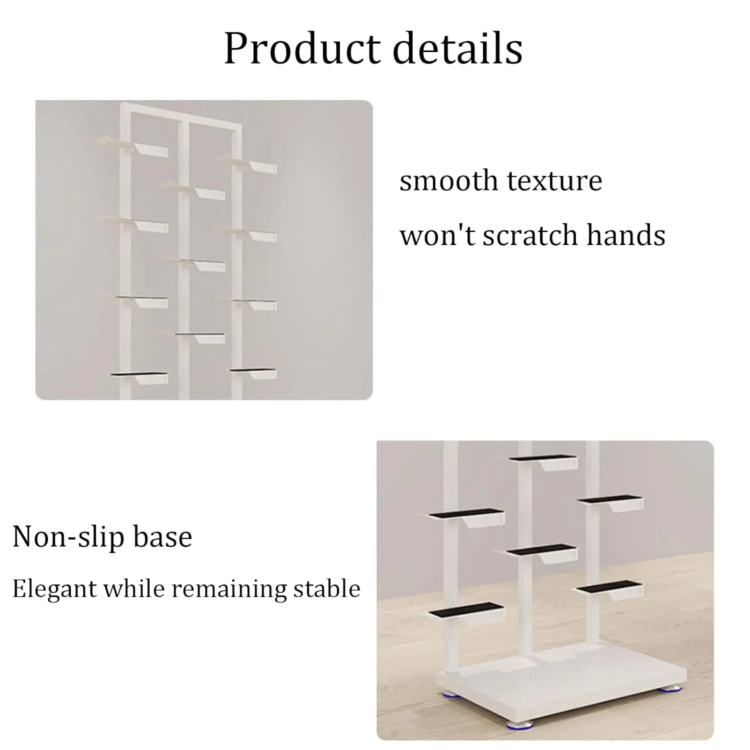 Commercial Shoe Rack Display Stand Modern Retail Sneaker Organizer Free Standing Storage Shelf Large Metal Customized