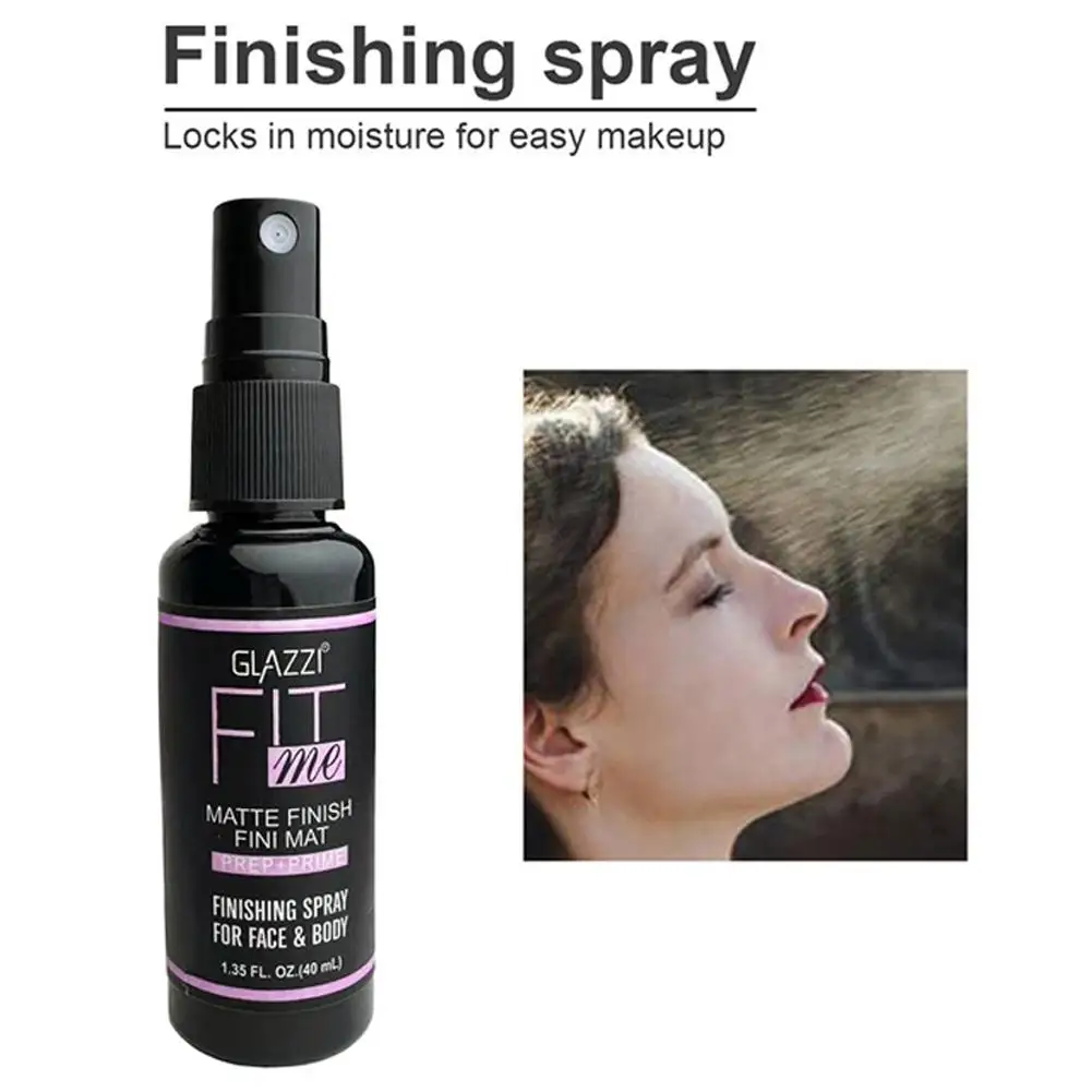 1pcs 40ml Makeup Setting Spray Long Lasting Makeup Moisturizing Facial Liquid Matte Finish Setting Spray Oil Control Cosmetics