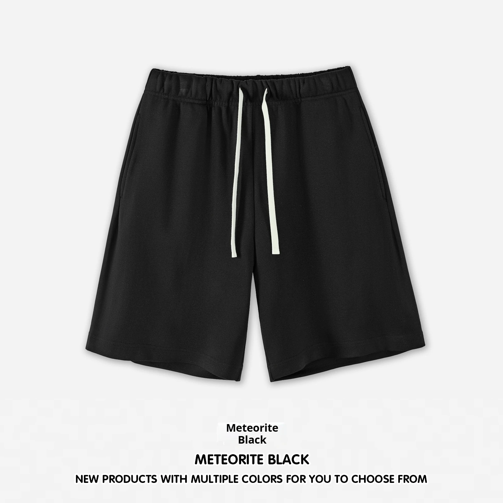 2026 Heavy Weight Cotton Men Shorts FOG American Drawstring Straight Leg Sports Casual Daily Street Wear Shorts