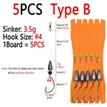 5 piezas Tipo B 3.5g